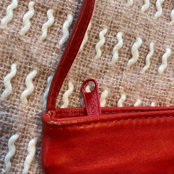 L.J. Simone New York Red Leather Purse - Picture 7 of 10